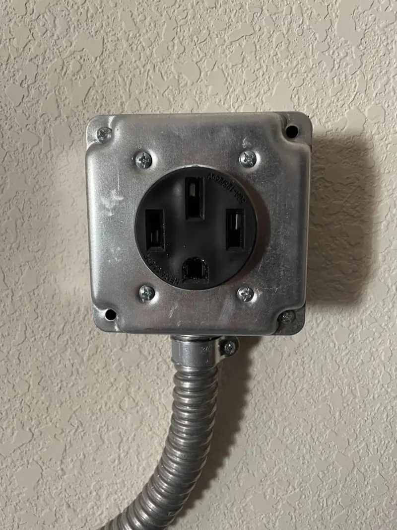 NEMA 14-50 outlet installed for Electrical Panel Upgrade in Dillon